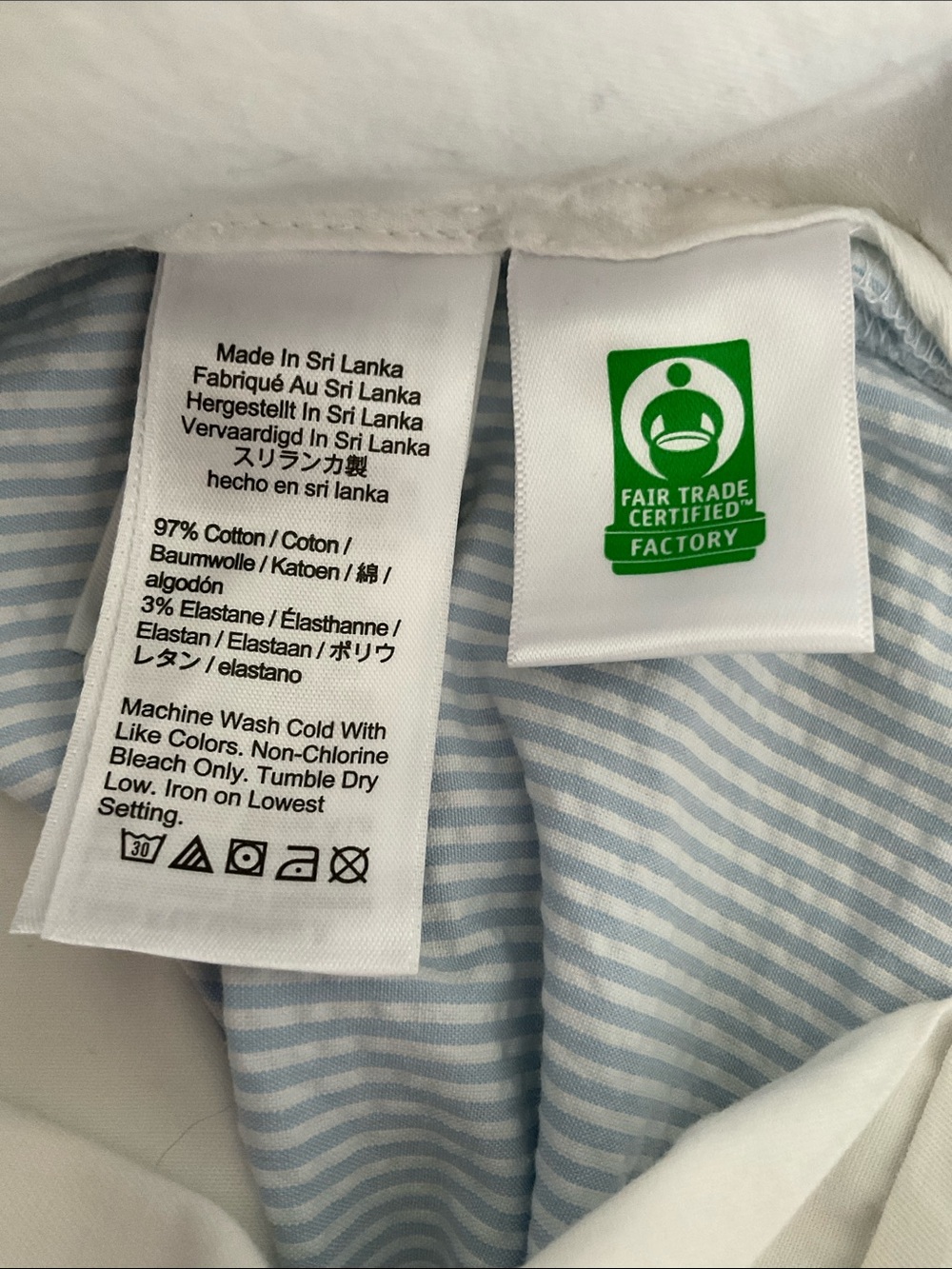 J. Crew 7” Stretch Seersucker Shorts Size 32 (Actually 33) Preppy Coastal Casual - Picture 7 of 9